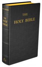 Douay-Rheims Bible (Large size) Flexible cover (Black Leather) 5106